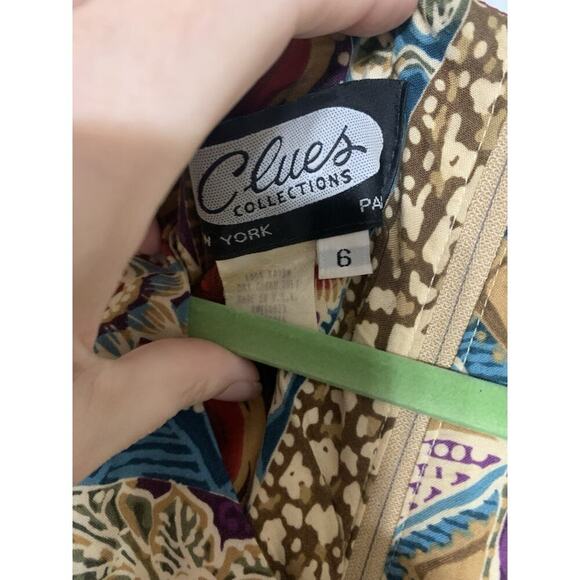 Vintage Clues Collection Boho Hippie Peasant Ethnic Beaded Trim Jumpsuit 6 - Picture 5 of 9